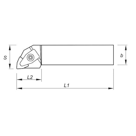 Palbit DWLNL164DN TLH-Turning Toolholders Imperial Toolholders 2123213IN